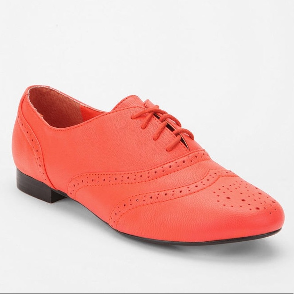 Deena & Ozzy Women’s 8.5 Orange Oxford Shoes,Used